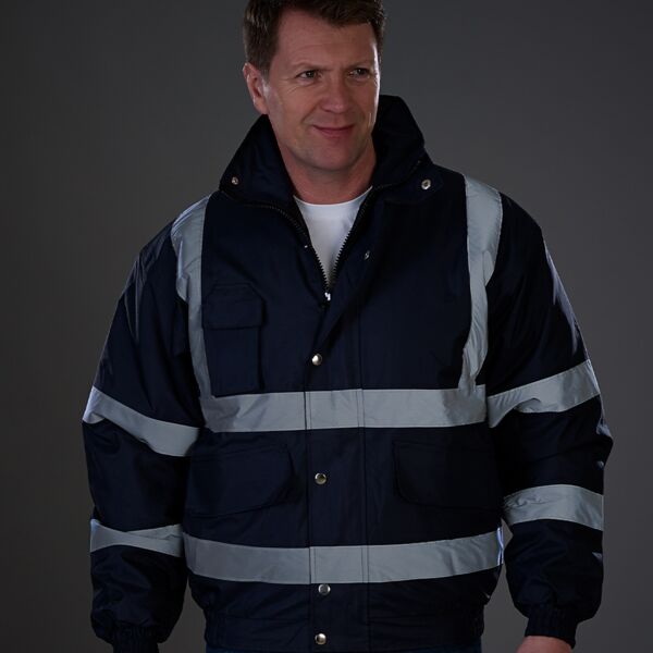 Yoko Hi-Vis Classic Bomber Jacket Thumbnail